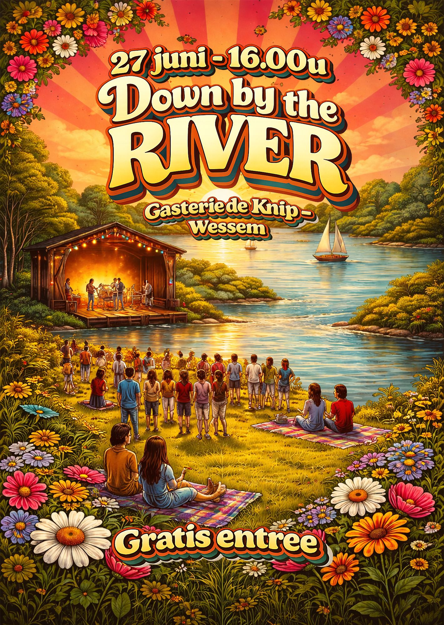 poster van Down by the River Wessen - Productie door Bproductions