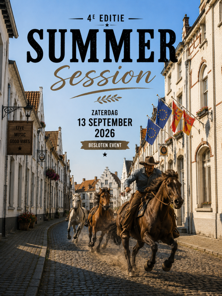 Aankondigingsposter Summer Session 4e editie, zaterdag 13 september 2026